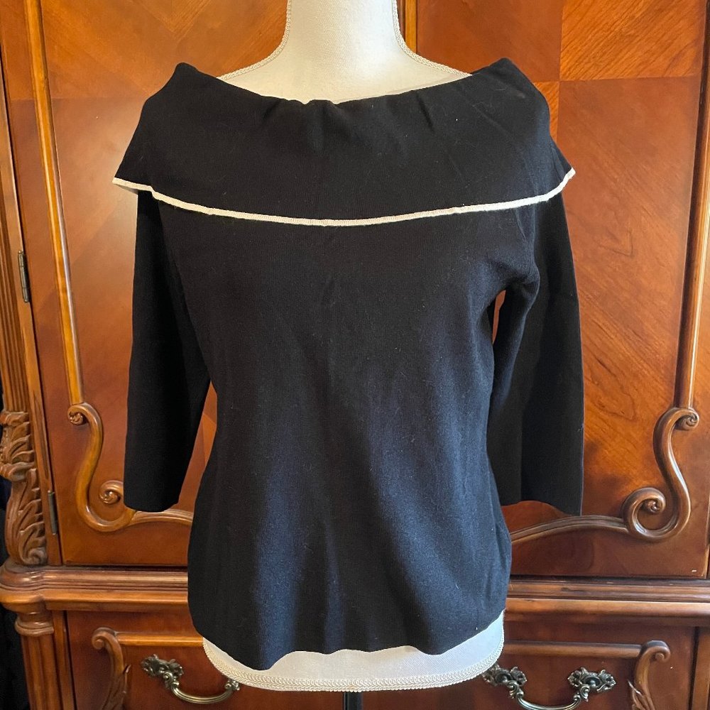 "Christine Rotelli" On/Off Shoulder Top